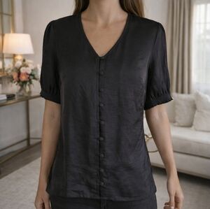 Elegant Black Women's Top